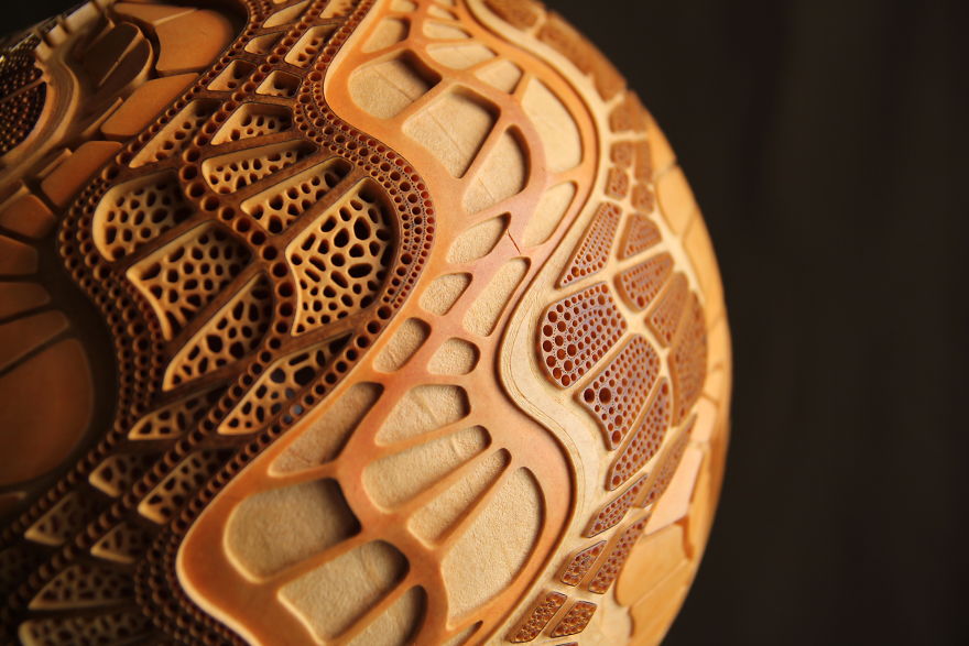 I Carved A Unique Lamp Out Of An African Fruit I Carved A Unique Lamp Out Of An African Fruit