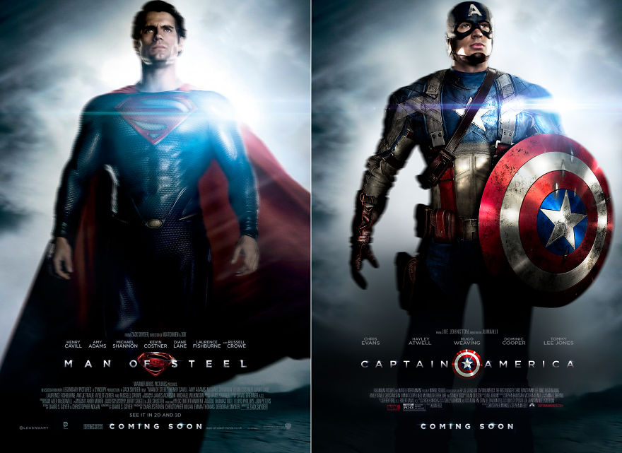 Captain America In "Man Of Steel"