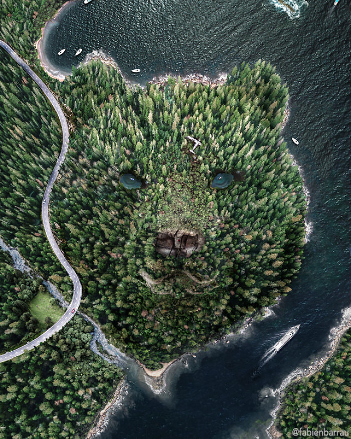 This Artist Uses Drones To Create Their Islands And The Result Impresses