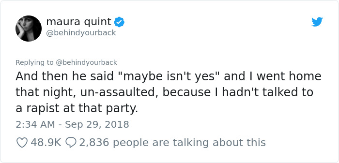 Woman Tweets About All The Times Men Didn't Rape Her To Teach A Lesson On Consent