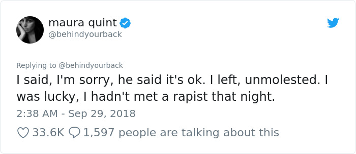 Woman Tweets About All The Times Men Didn't Rape Her To Teach A Lesson On Consent