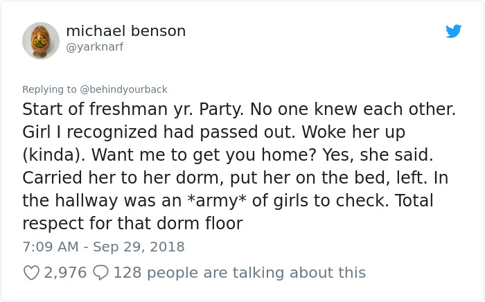 Woman Tweets About All The Times Men Didn't Rape Her To Teach A Lesson On Consent