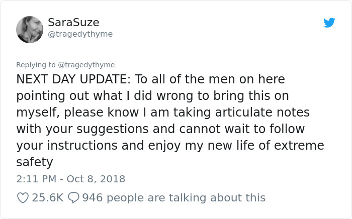 Woman's Twitter Thread Explains Why Many Women Fear Men Woman's Twitter Thread Explains Why Many Women Fear Men