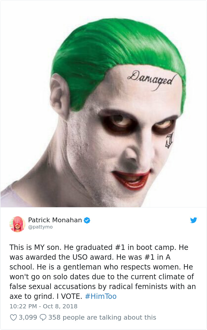 Mom Says Son Doesn't Go On Dates Because Of Feminism And Fake Sexual Accusations, And It Hilariously Backfires Mom Says Son Doesn't Go On Dates Because Of Feminism And Fake Sexual Accusations, And It Hilariously Backfires