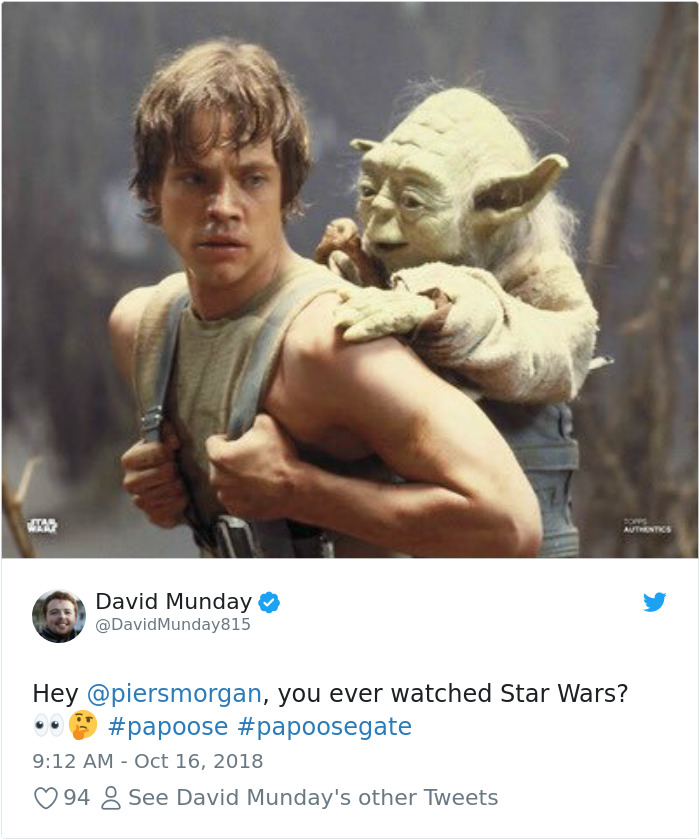 18 Best Responses To Piers Morgan Who Mocked Daniel Craig For Carrying His Baby In A 'Emasculating' Baby Carrier 18 Best Responses To Piers Morgan Who Mocked Daniel Craig For Carrying His Baby In A 'Emasculating' Baby Carrier