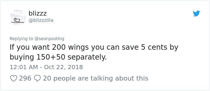 Chinese Restaurant Has The Weirdest Chicken Wing Pricing And People Are Drawing Graphs To Figure It Out Chinese Restaurant Has The Weirdest Chicken Wing Pricing And People Are Drawing Graphs To Figure It Out