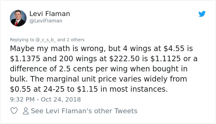Chinese Restaurant Has The Weirdest Chicken Wing Pricing And People Are Drawing Graphs To Figure It Out Chinese Restaurant Has The Weirdest Chicken Wing Pricing And People Are Drawing Graphs To Figure It Out