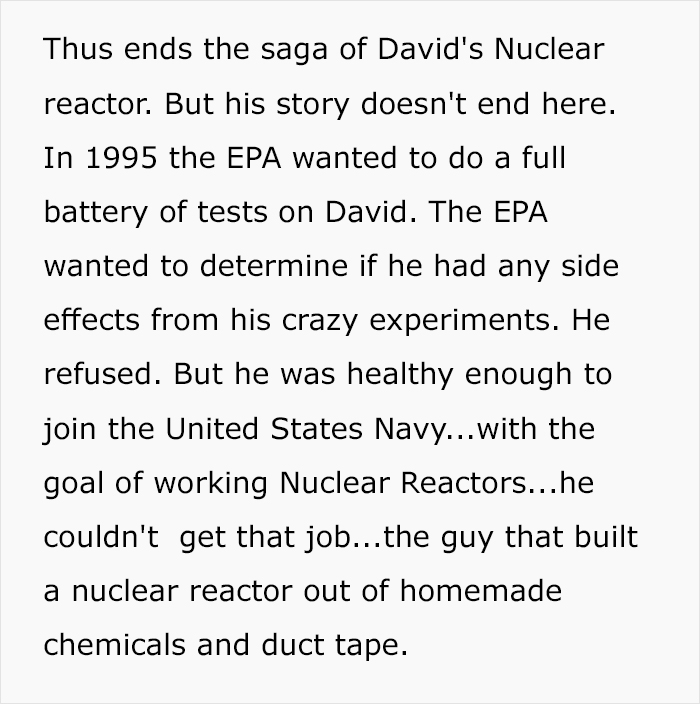 This 17 Y.O. Boy Scout Built A Nuclear Reactor In His Mom’s Backyard 20 Years Ago That Made The Neighborhood Radioactive