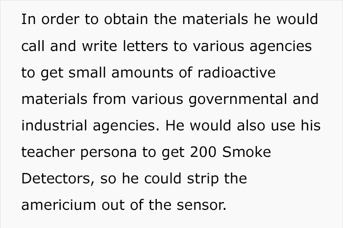 This 17 Y.O. Boy Scout Built A Nuclear Reactor In His Mom’s Backyard 20 Years Ago That Made The Neighborhood Radioactive