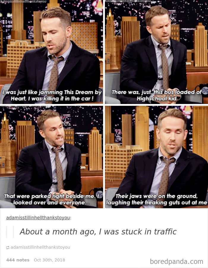 That Time He Was Killing It In Traffic Next To High School Kids