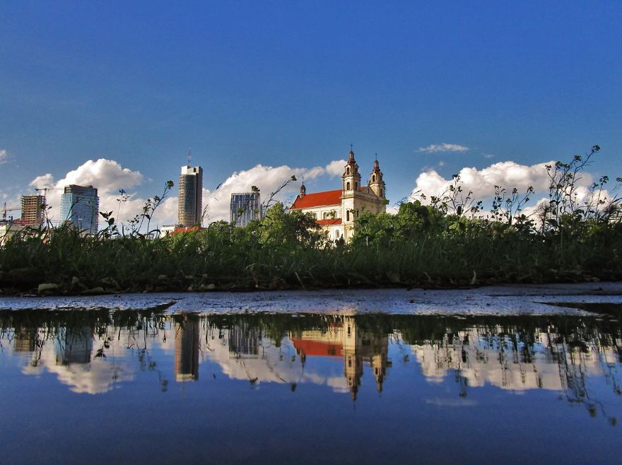 Captured The Beauty Of Rainy Vilnius City