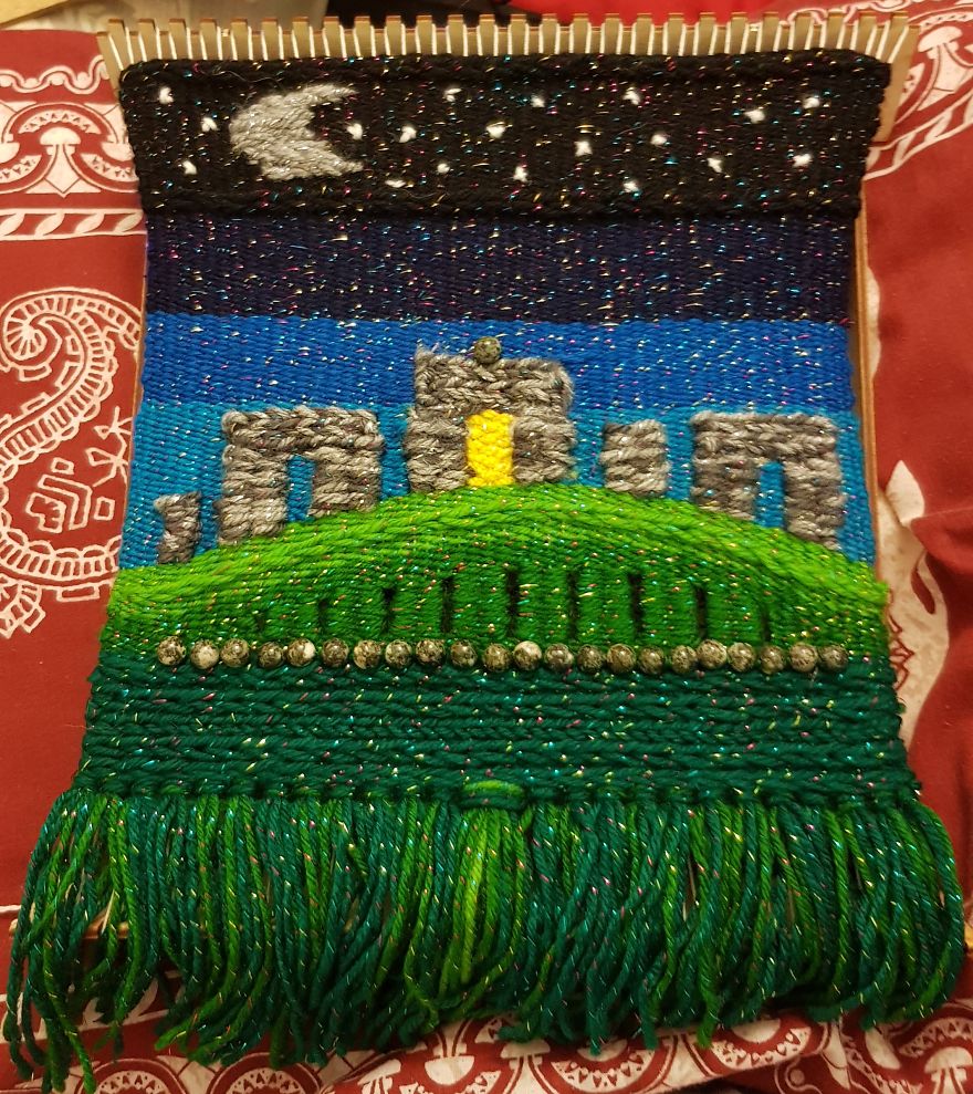 Stonehenge Sunrise Tapestry