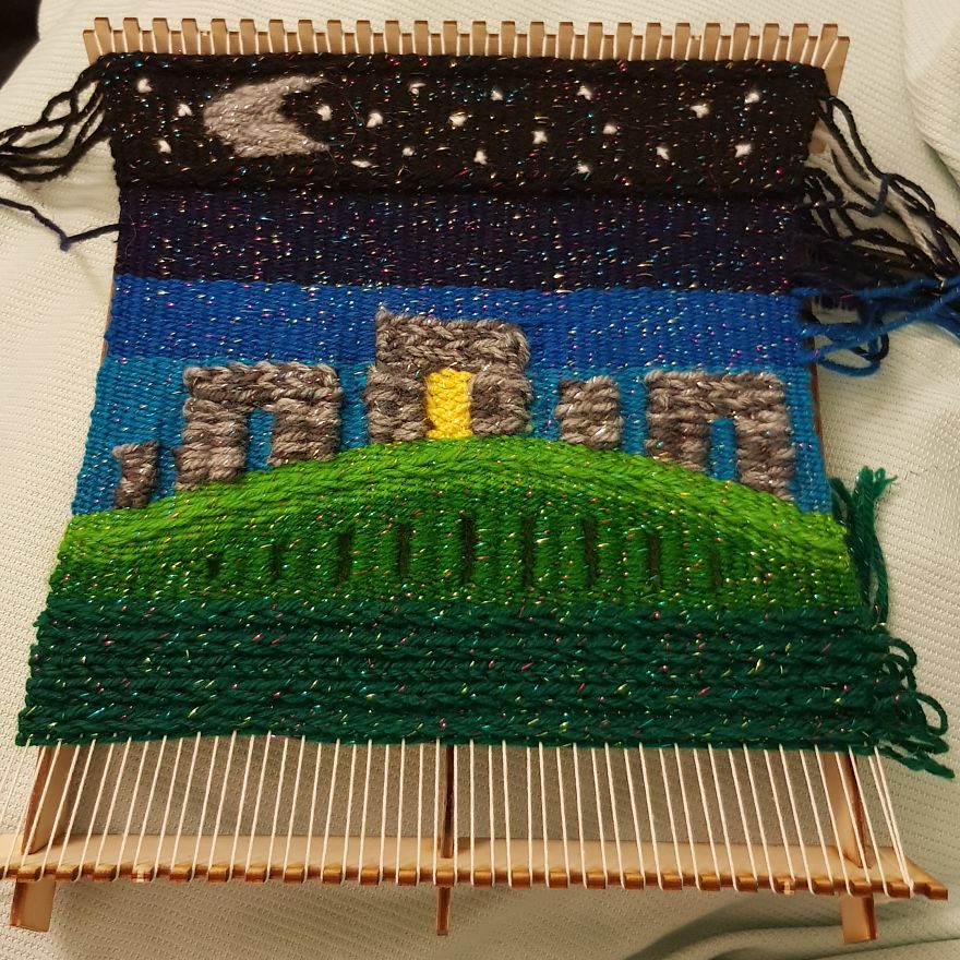 Stonehenge Sunrise Tapestry