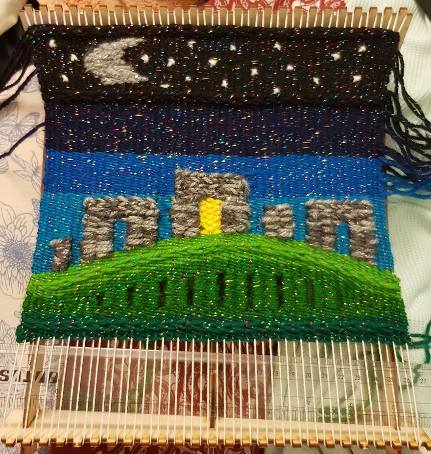 Stonehenge Sunrise Tapestry