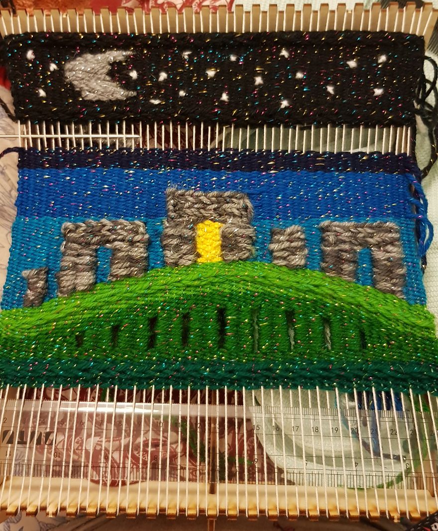 Stonehenge Sunrise Tapestry