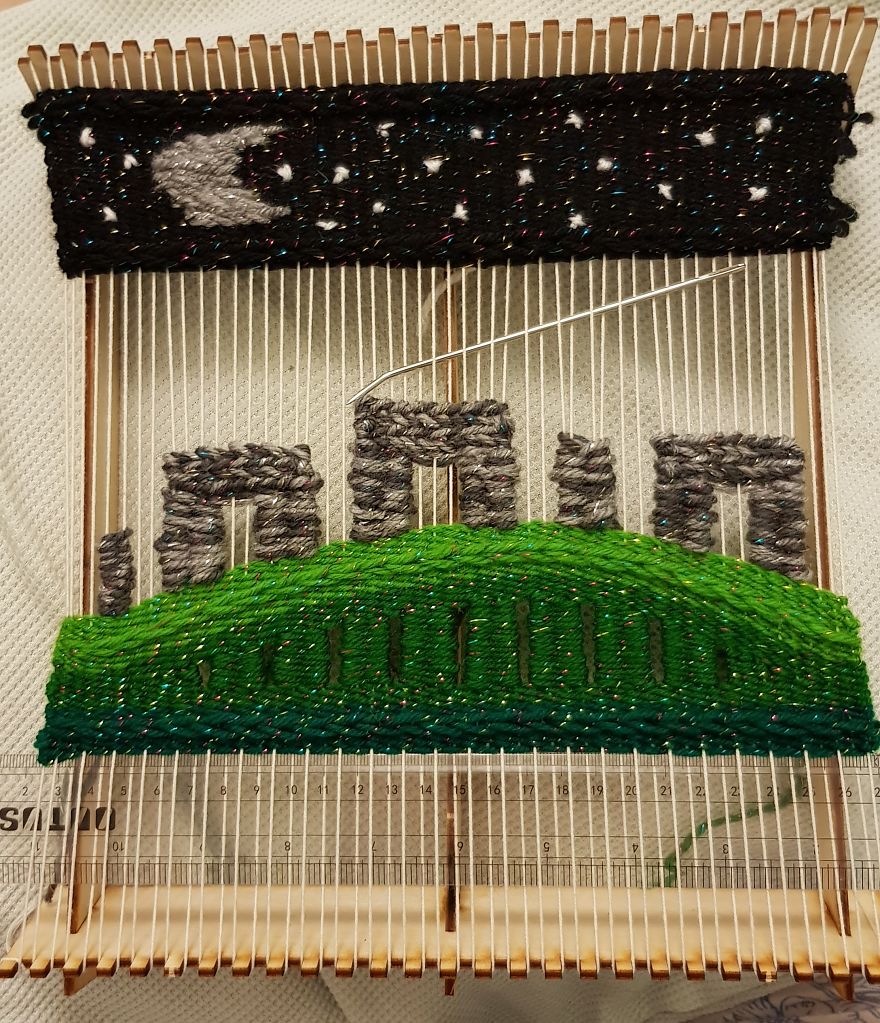 Stonehenge Sunrise Tapestry