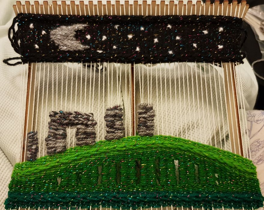 Stonehenge Sunrise Tapestry