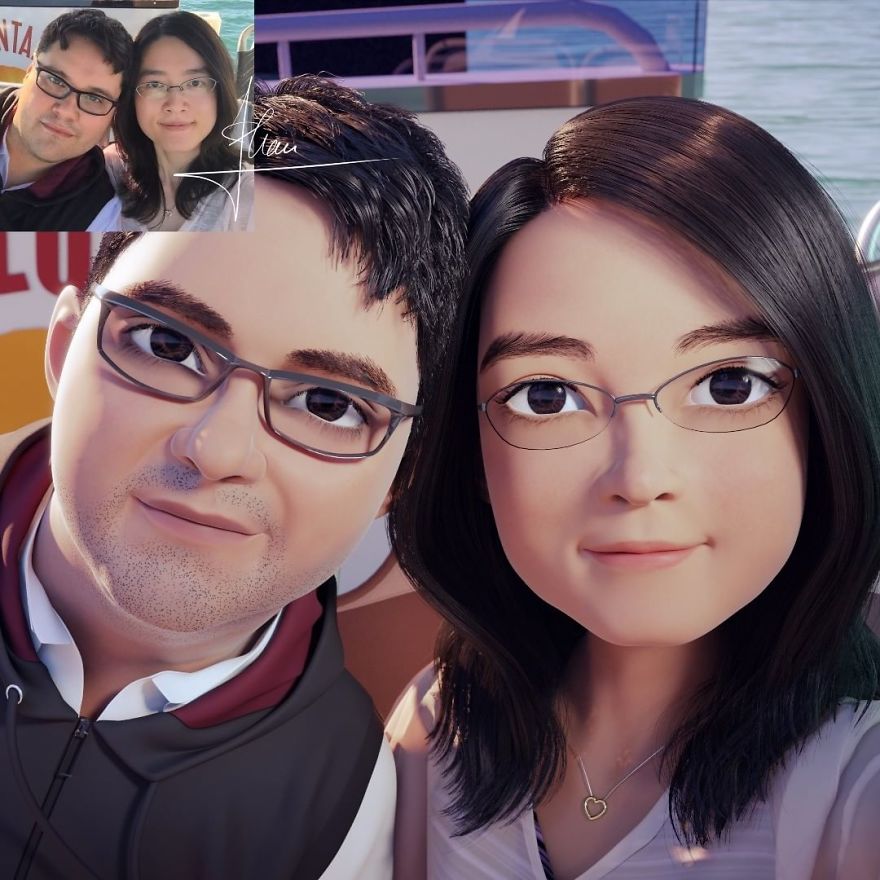 People Continue To Be Turned Into Cartoon Characters By The Artist Lance Phan