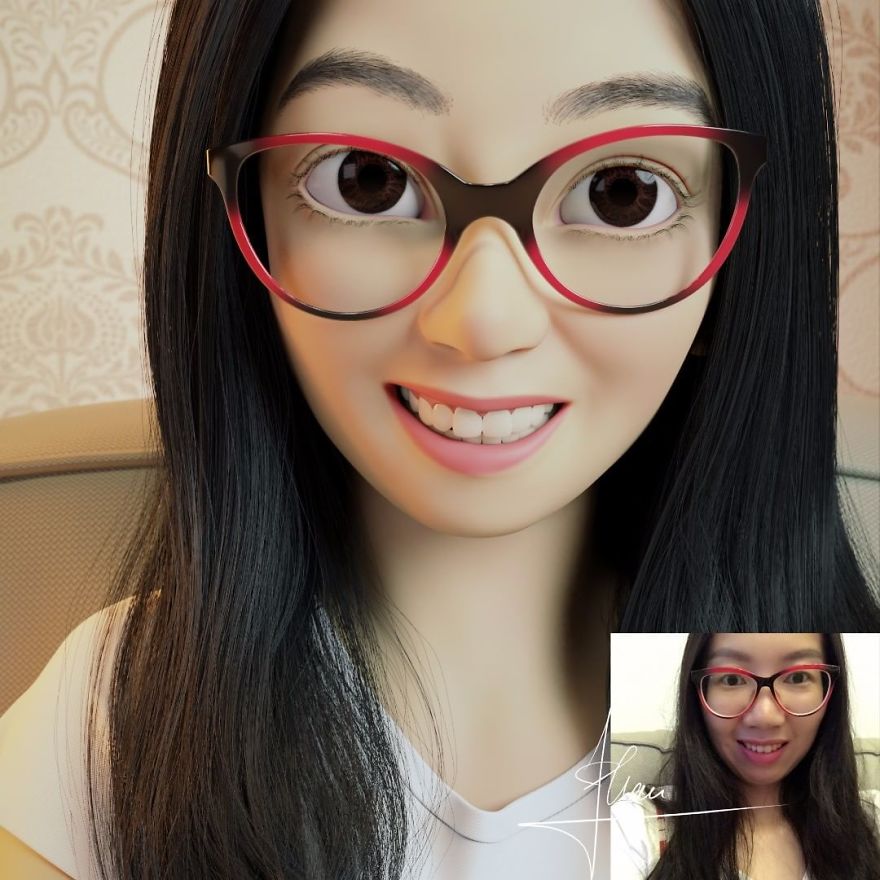 People Continue To Be Turned Into Cartoon Characters By The Artist Lance Phan