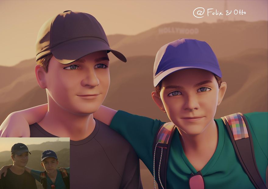 People Continue To Be Turned Into Cartoon Characters By The Artist Lance Phan