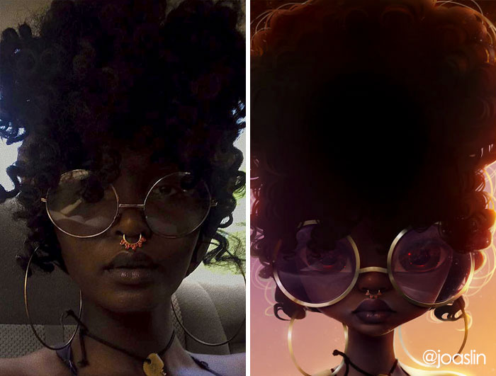 Artist Transforms People Into Adorable Cartoon Characters, And It's Crazy Cute- Disney Worthy? You Tell Me.