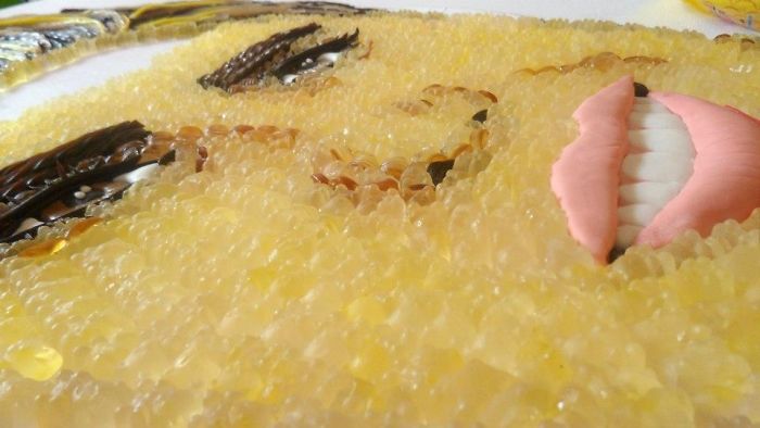 Celebrity Portraits Made Of Thousands Of Sweets Celebrity Portraits Made Of Thousands Of Sweets