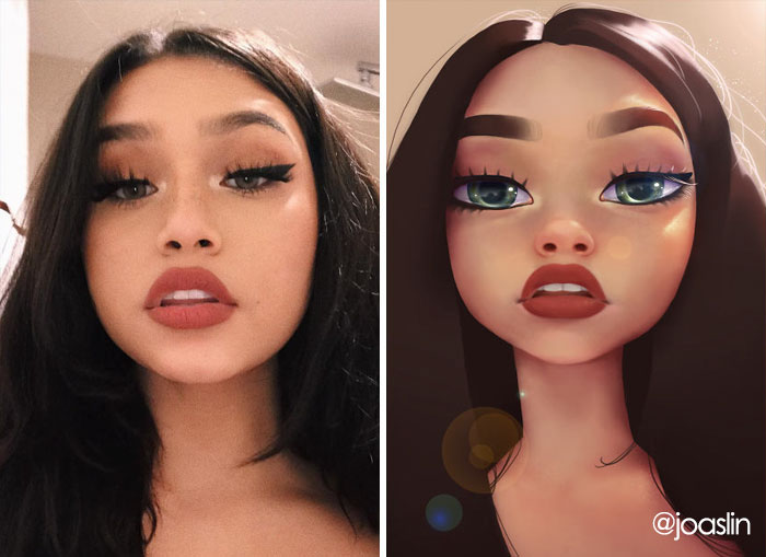 Artist Transforms People Into Adorable Cartoon Characters, And It's Crazy Cute- Disney Worthy? You Tell Me.