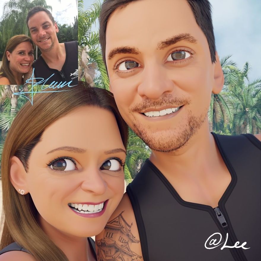 People Continue To Be Turned Into Cartoon Characters By The Artist Lance Phan