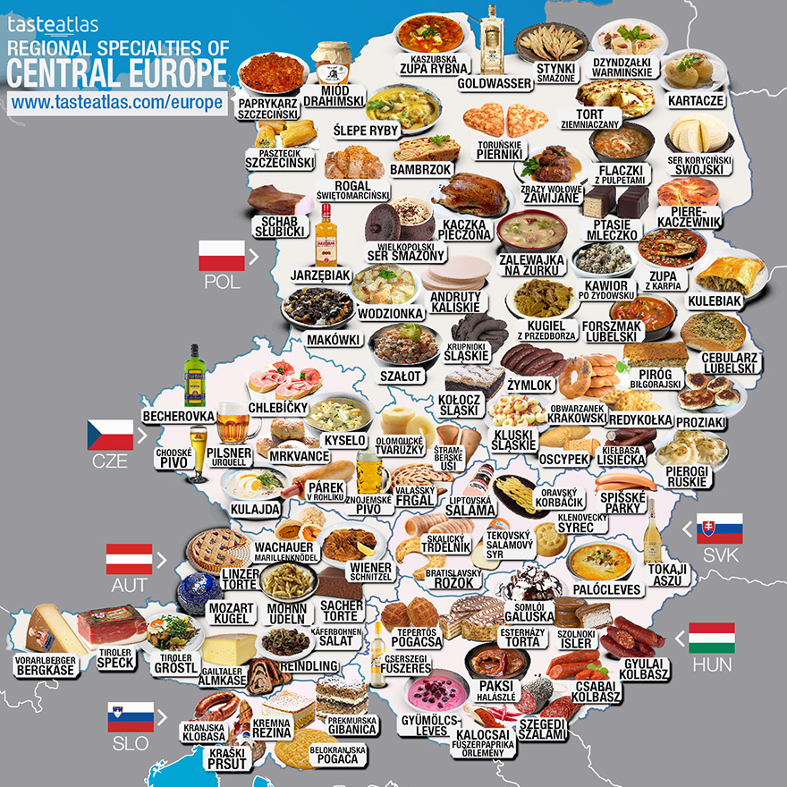 30 Maps Reveal The Tastiest Dishes Around The World 30 Maps Reveal The Tastiest Dishes Around The World