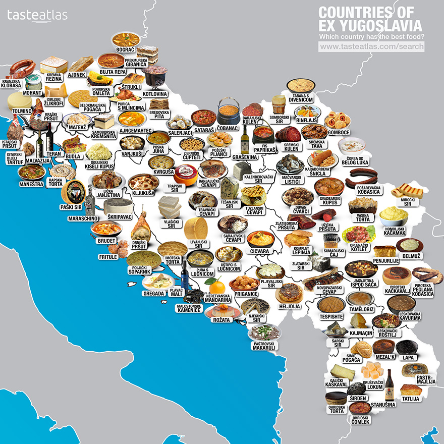 30 Maps Reveal The Tastiest Dishes Around The World 30 Maps Reveal The Tastiest Dishes Around The World