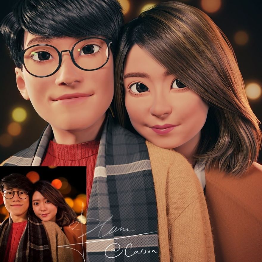 People Continue To Be Turned Into Cartoon Characters By The Artist Lance Phan