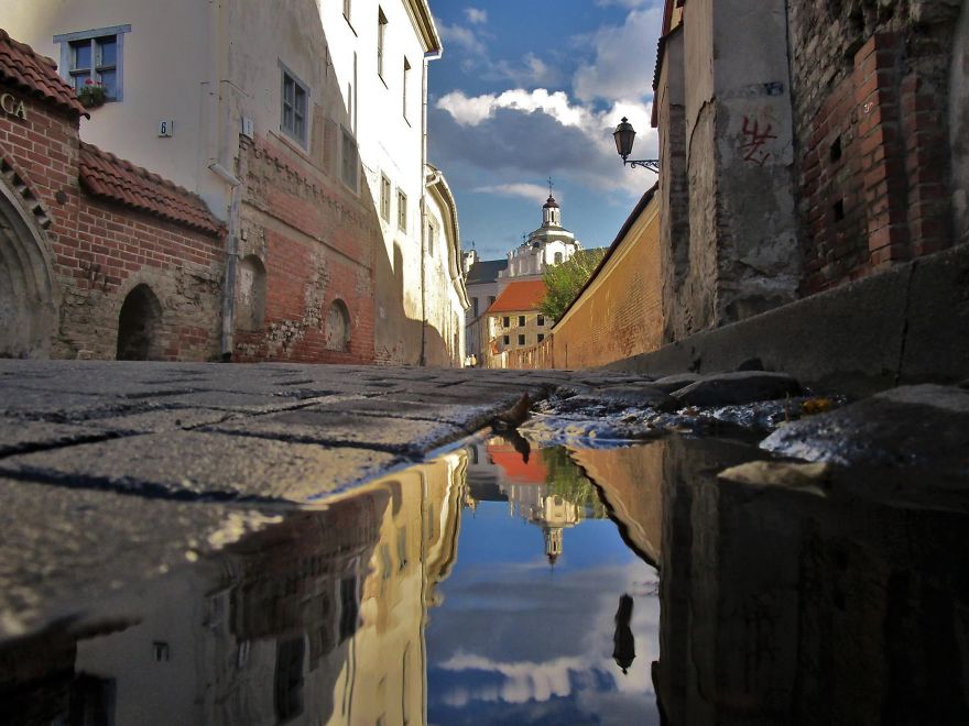 Captured The Beauty Of Rainy Vilnius City