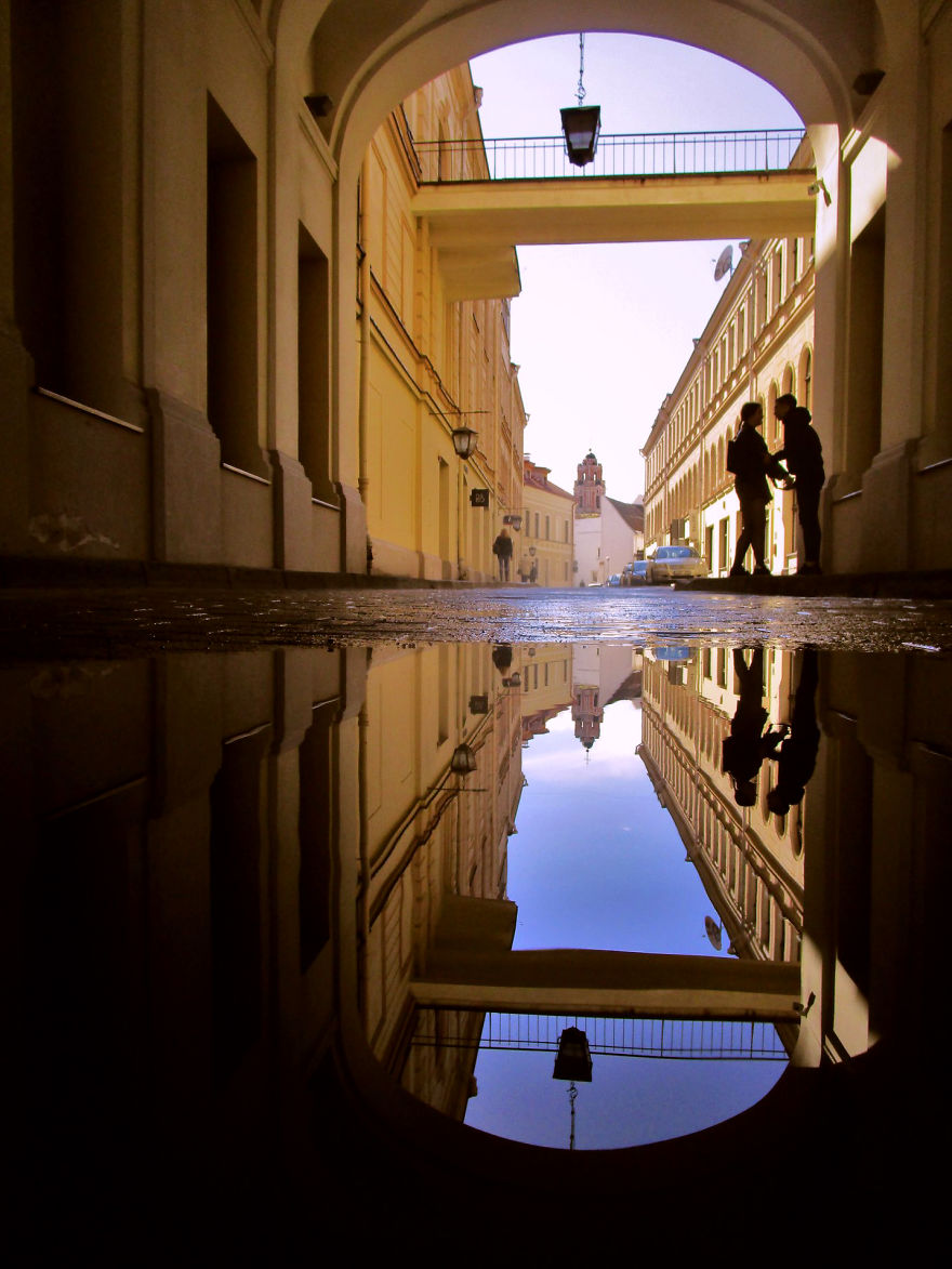 Captured The Beauty Of Rainy Vilnius City