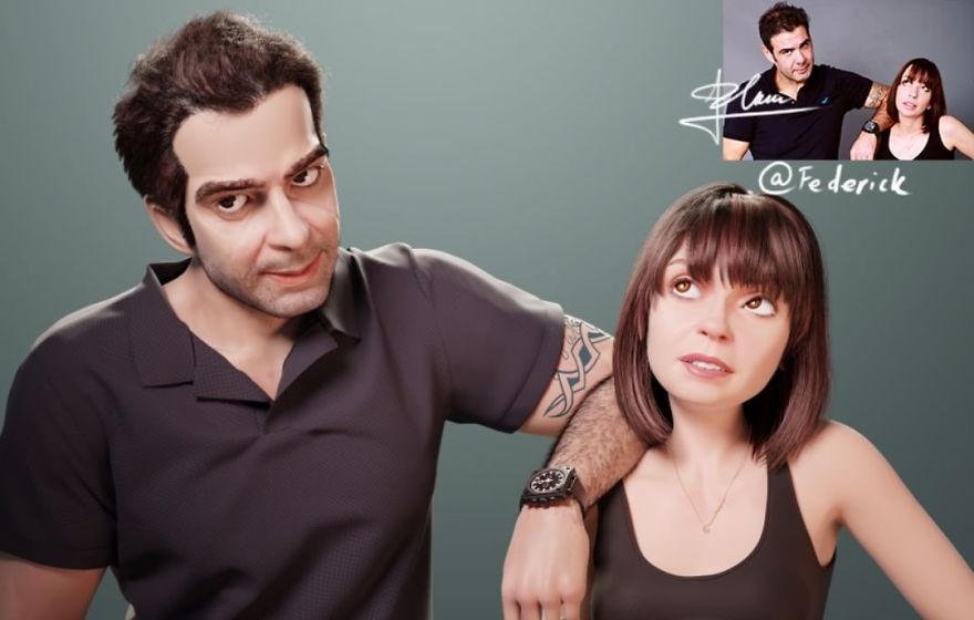 People Continue To Be Turned Into Cartoon Characters By The Artist Lance Phan