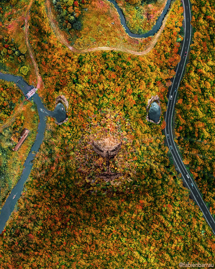 This Artist Uses Drones To Create Their Islands And The Result Impresses