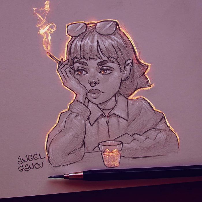 Artist Makes His Illustrations Have Their Own Light And The Result Is Incredible