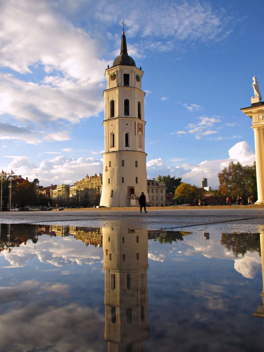 Captured The Beauty Of Rainy Vilnius City