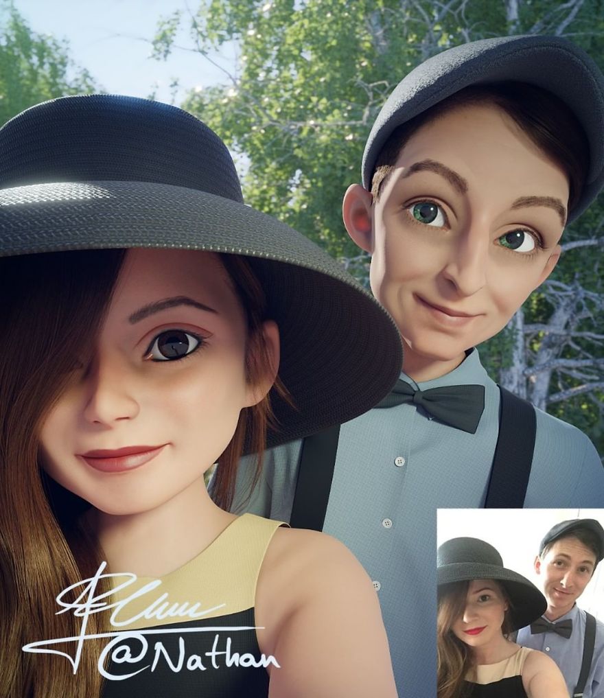 People Continue To Be Turned Into Cartoon Characters By The Artist Lance Phan