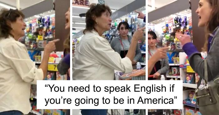 Racist Woman Attacks Two People For Speaking Spanish In Grocery Store, Gets What She Deserves