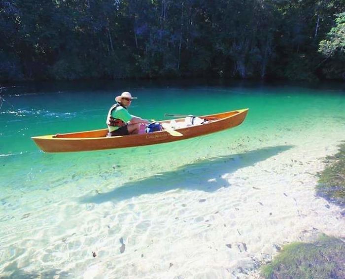 Dude, He Is Floating!