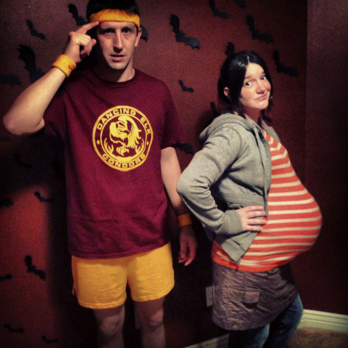 It's Hard To Come Up With A Good Couples Costume When You're Pregnant