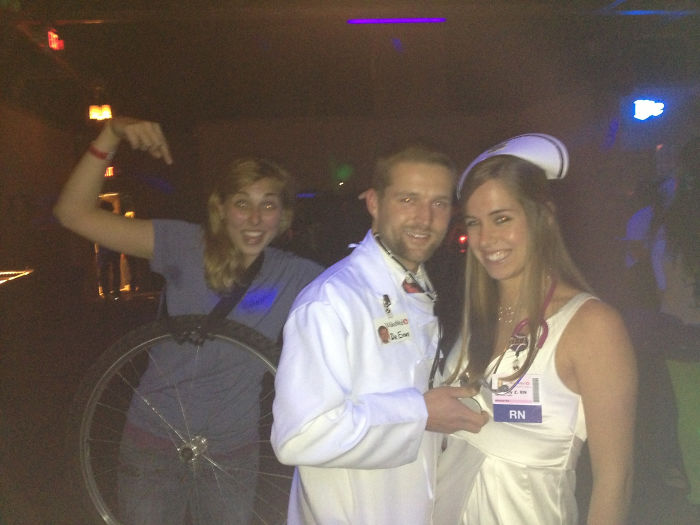 So, My Boyfriend And His Roommate Made A Couples Costume. Here Was My Response...