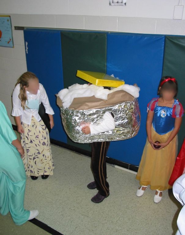 In 5th Grade I Was A Baked Potato For Halloween
