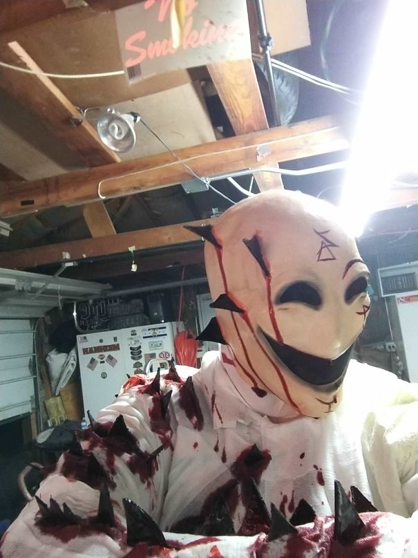 For The Last Decade I've Worked At A Local Haunted House. My Costume Is Almost Done For This Year And I'm Real Happy About It!
