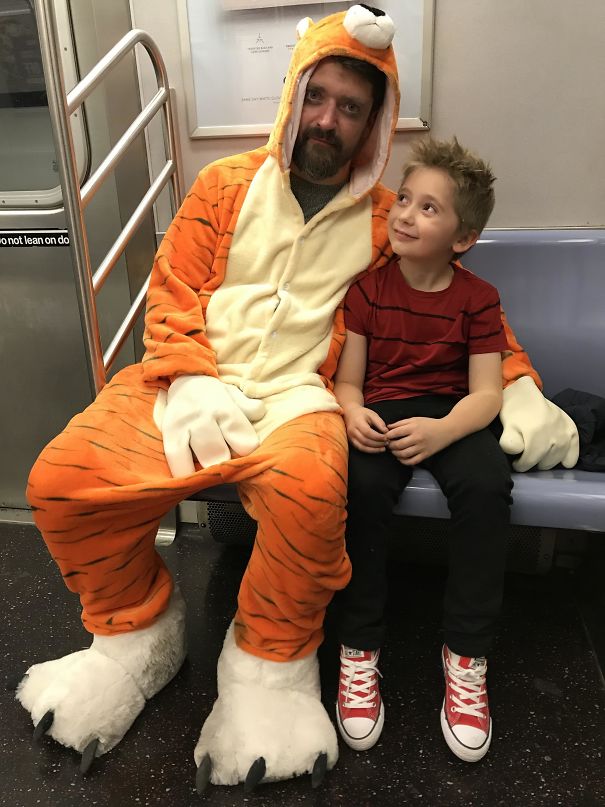 A Costume Pairing My Son Wanted (And I Was More Than Happy To Oblige)