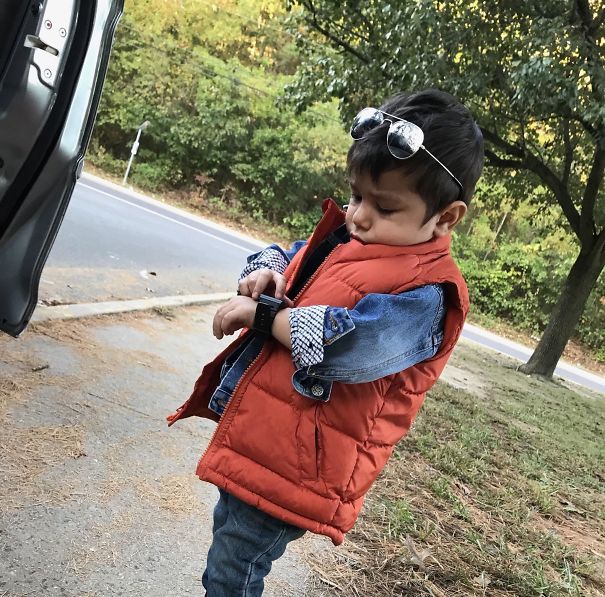 Not Many People Guessed His Costume This Year,wish We Could Go Back In Time To Change It