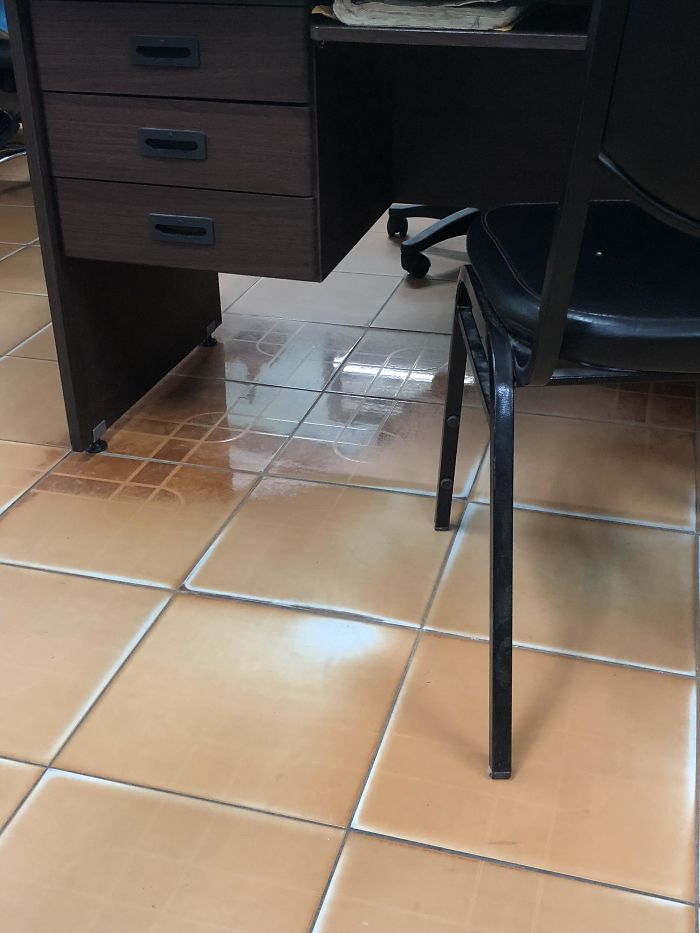 The Wear Of The Tiles Vs. An Area Where People Don’t Use A Lot