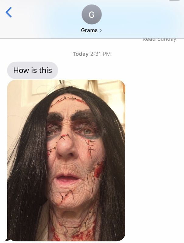 My 80 Year Old Grandma Wants Opinions On Her Halloween Costume
