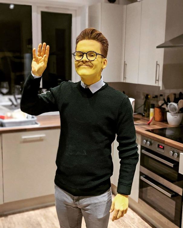 My Friend Dressed As Everyone's Favourite Neighbour For Halloween