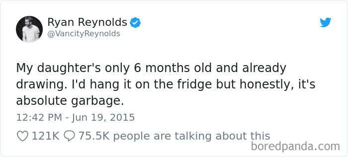 He Appreciates His Daughter's Art